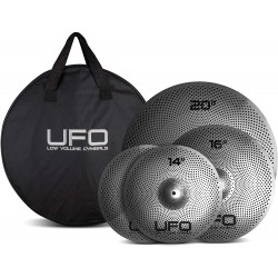 UFO LOW VOLUME CYMBALS SET 1 CON BORSA